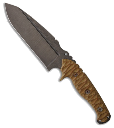 product image for Wander Tactical Smilodon D2 Steel Brown Micarta WTK 06