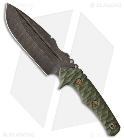 product image for Wander Tactical Uro Tac Fixed Blade Knife Green Micarta