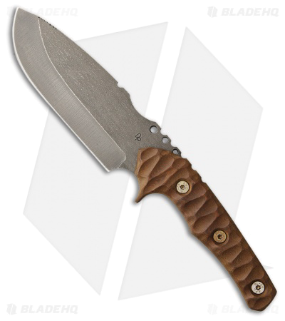 product image for Wander Tactical Uro Hunter Natural Micarta D2 Steel Fixed Blade Knife