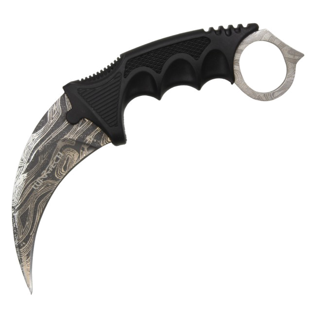 product image for Wartech Black Karambit Fixed Blade Neck Knife