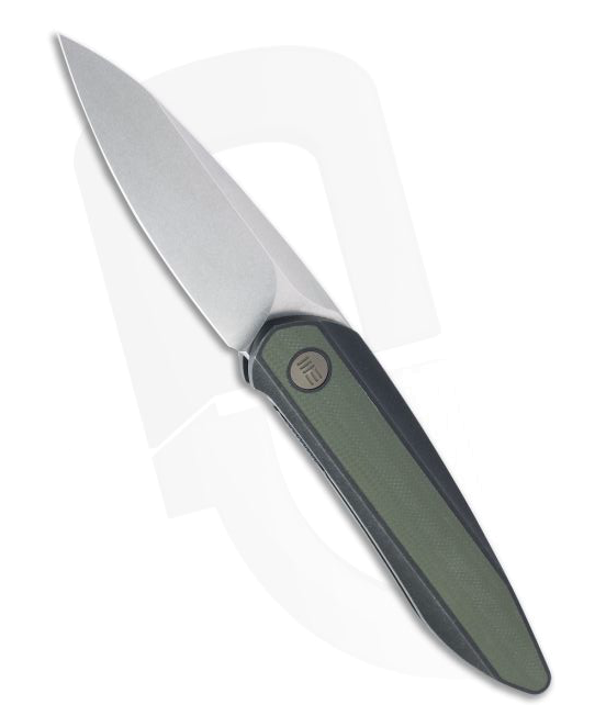 WE Knife Co. Black Void Opus Green G10 Titanium Front Flipper 2010V2 product image