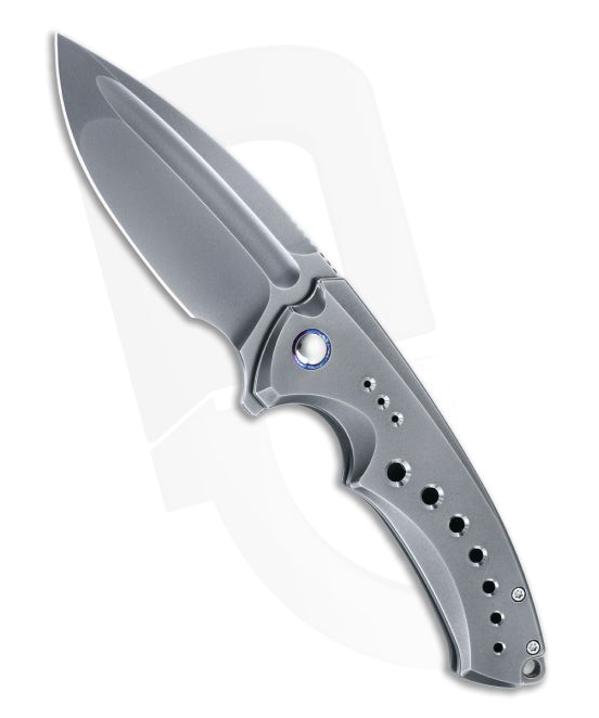 product image for WE Knives Nexusia Polished Gray Frame Lock Flipper WE 22044 6