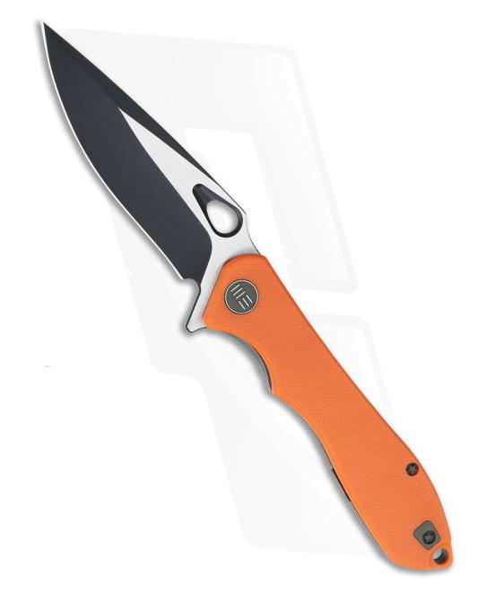 WE Knife 715 Ignition Flipper Orange G-10 Black Two-Tone VG-10 product image