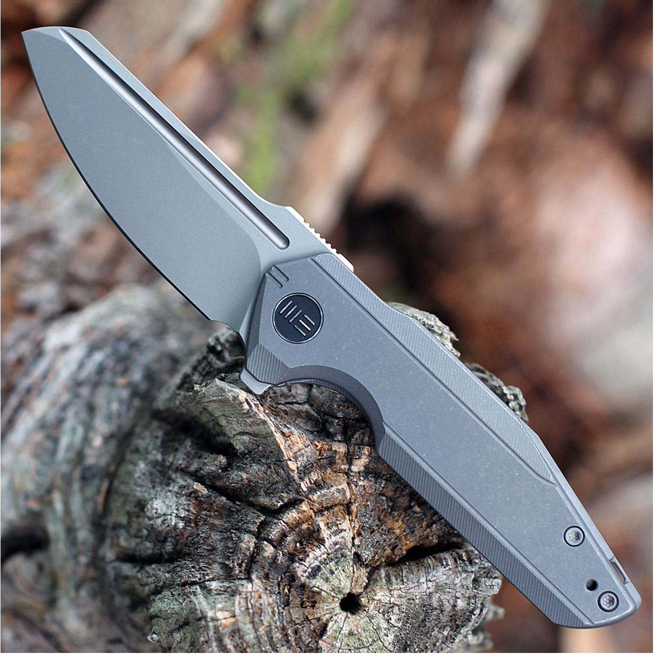 WE Knife Co. StarHawk Gray Titanium Flipper 21017-1