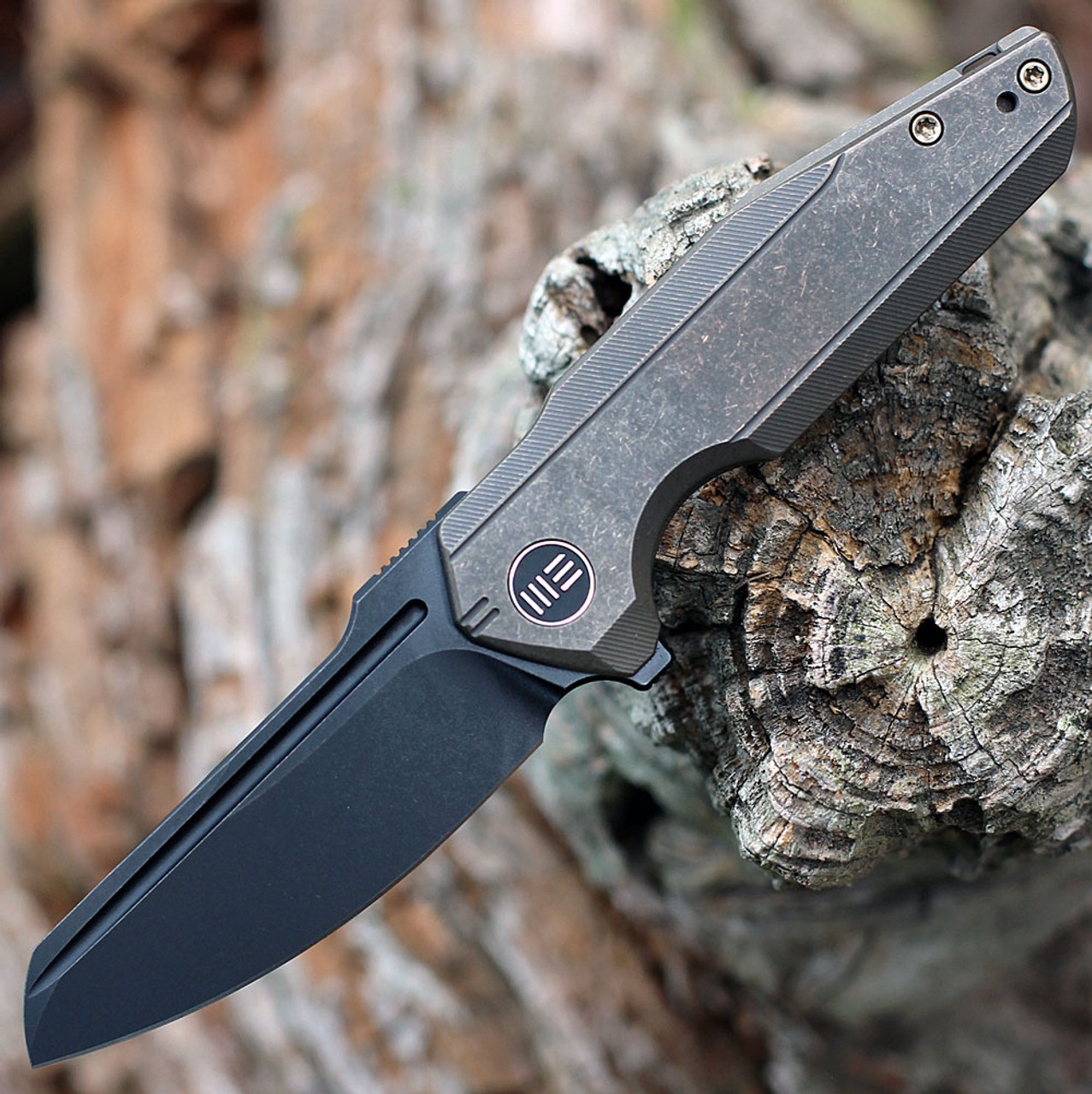 WE Knife Co. StarHawk Bronze Titanium Flipper 21017-2 CPM 20CV Black SW