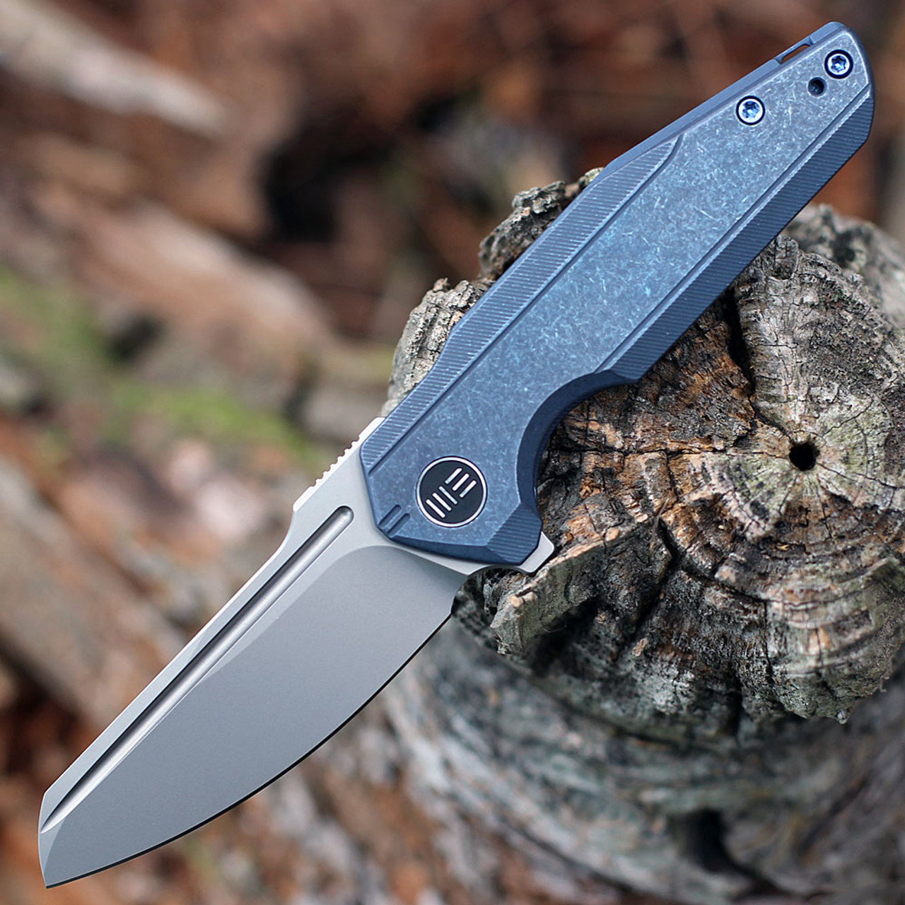 WE Knife Co. StarHawk Flipper Blue Titanium 21017 product image