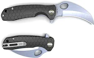 product image for Western Active Honey Badger Medium Black Plain Edge Claw Folding Pocket Knife