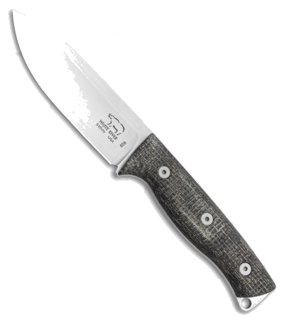 product image for White River Knife & Tool Ursus 45 Black Burlap Micarta Fixed Blade Knife