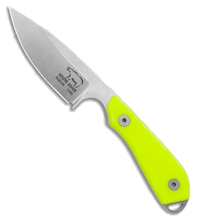 product image for White River Knife & Tool M1 Backpacker Pro Fixed Blade Knife HI VISE G10 - Stonewash