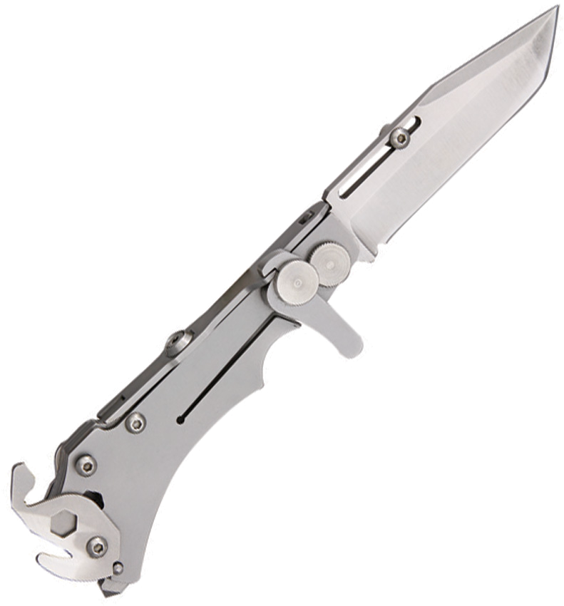 Wild-Steer W Pocket Stainless Tanto Blade Framelock Knife product image