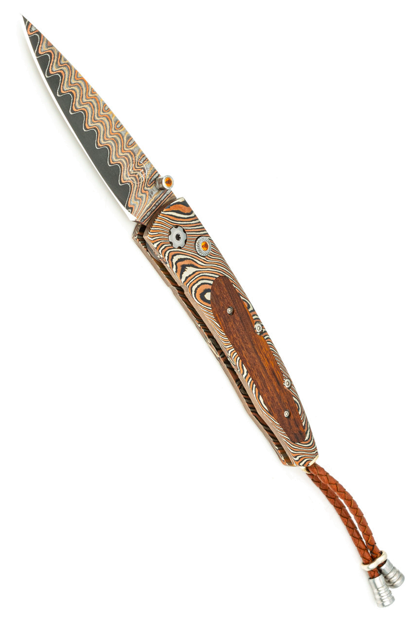 product image for William Henry B10 Lancet Acoma Twist Mokume Desert Ironwood