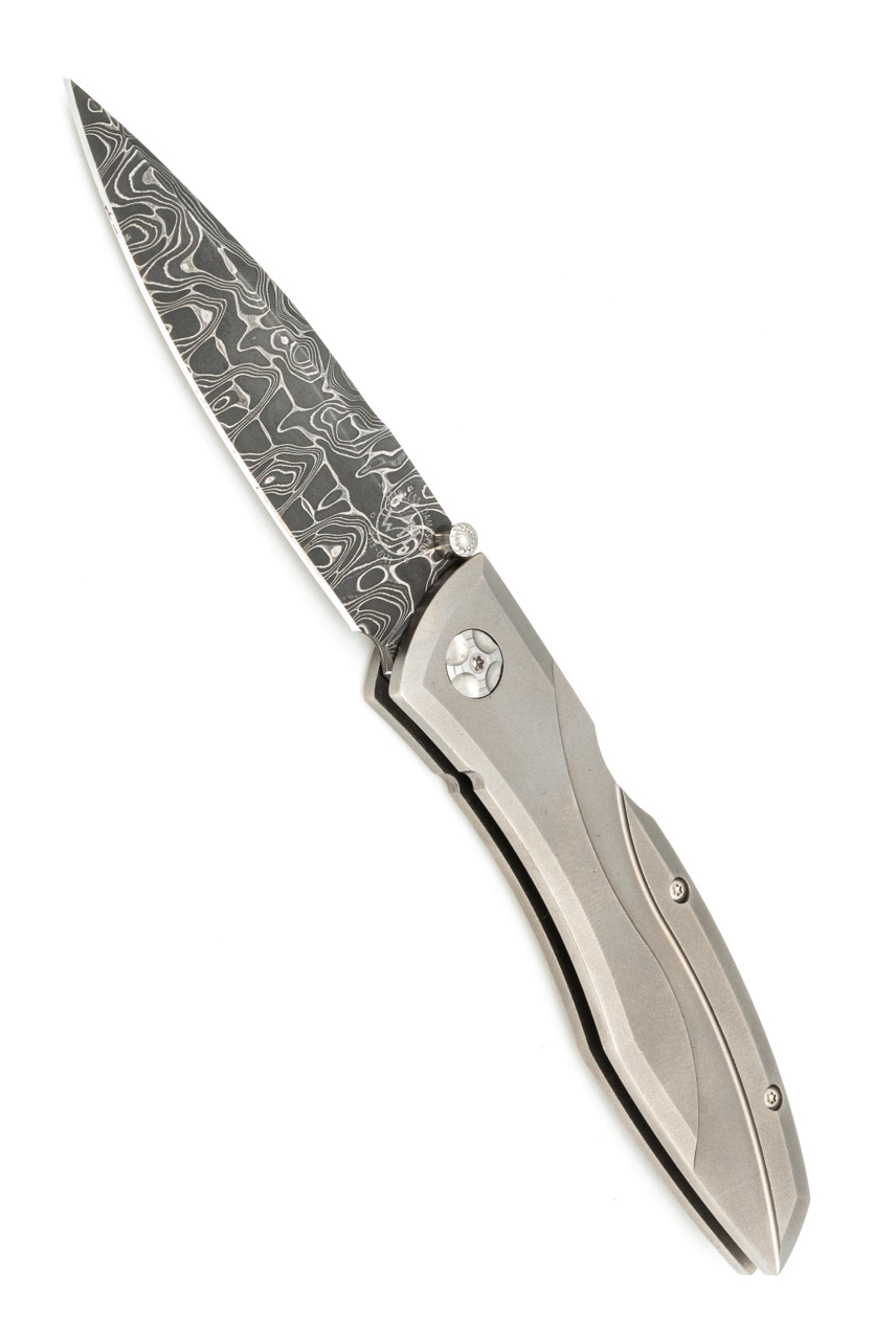 product image for William Henry Titanium Omni Stratus Intrepid Damascus Blade C19