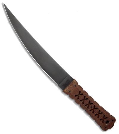 product image for Williams Blade Design Black Burlap Micarta HZO 002 Fixed Blade Knife