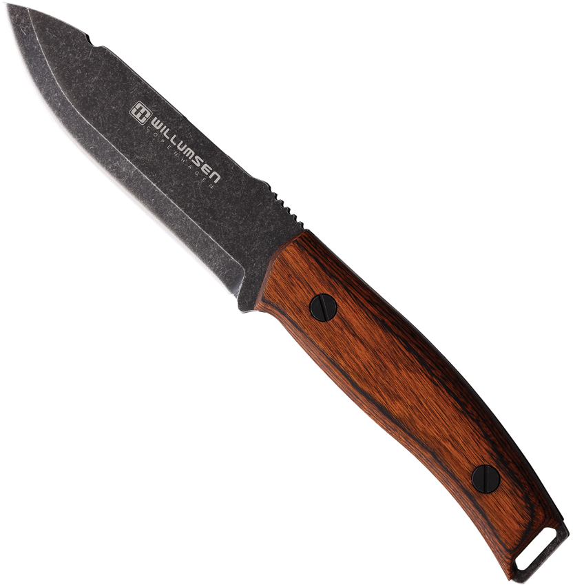 Willumsen-Copenhagen Wild 1 Black 4.75" Fixed Blade Knife product image
