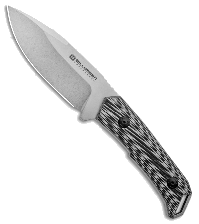 product image for Willumsen-Copenhagen Despot Fixed Blade Gray G-10 AUS-8 Stonewash