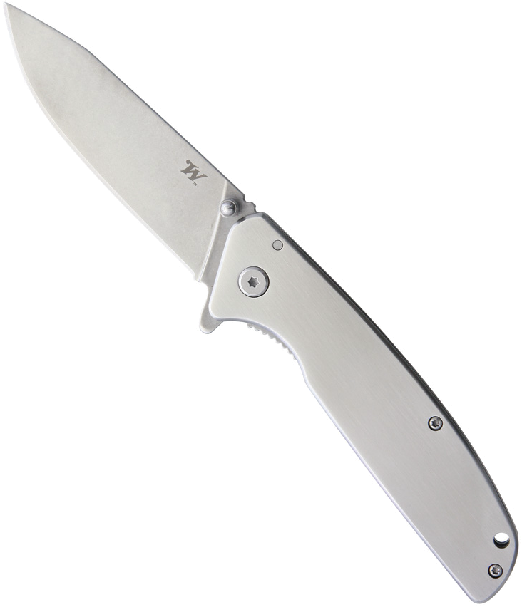 product image for Winchester Ironsight Framelock 3.5" Stainless Drop Point Blade
