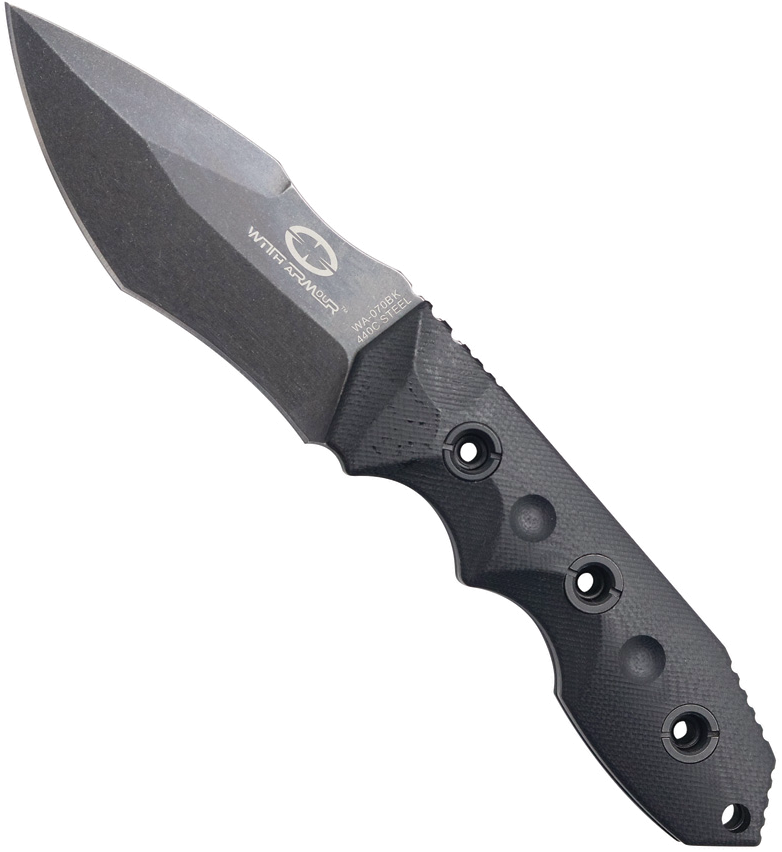 product image for With Armour Needle Fixed Blade Black 440C - Model 4