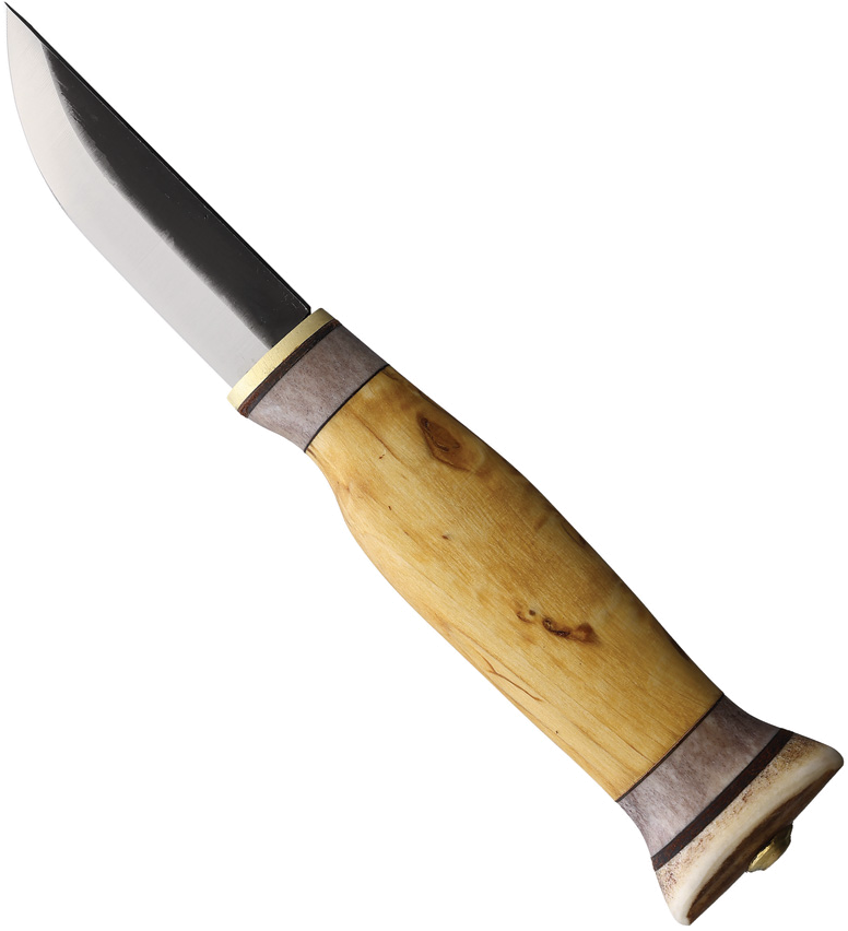 product image for Wood-Jewel Curly Birch Fixed Blade 3 - Brown