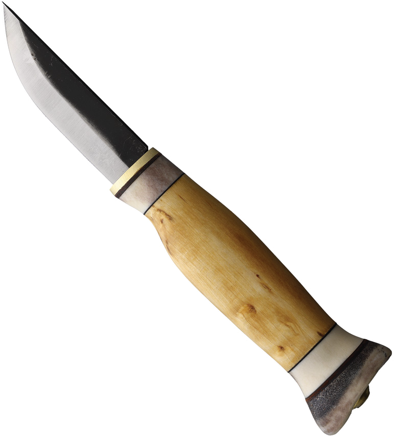 product image for Wood Jewel Curly Birch Fixed Blade Knife 3"