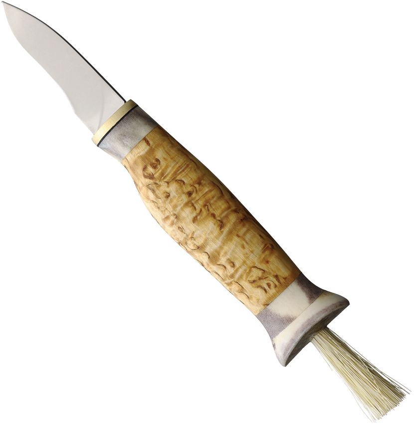 Wood-Jewel Curly Birch Mushroom Knife 2.25" Blade