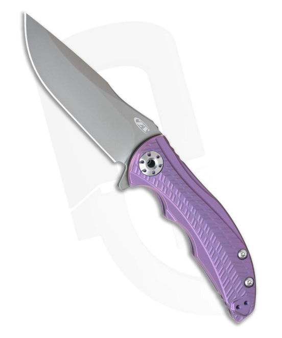 product image for Zero Tolerance 0609 PUR Sprint Run Gray 20 CV KVT Purple Titanium Frame Lock Flipper