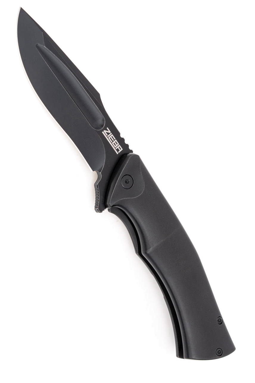 product image for Zieba S5 Black Titanium M390 Blade Knife