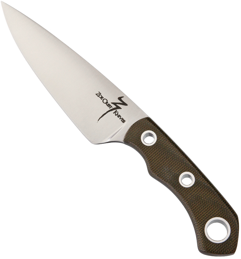 product image for Zoe Crist Urban EDC 1 Green Canvas Micarta 3.75"