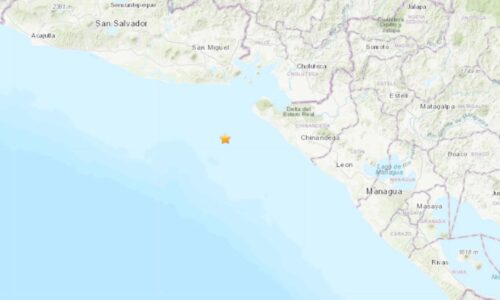An earthquake of magnitude 5.3 is registered near the coast of Nicaragua