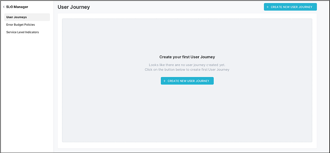 Existing User Journey List