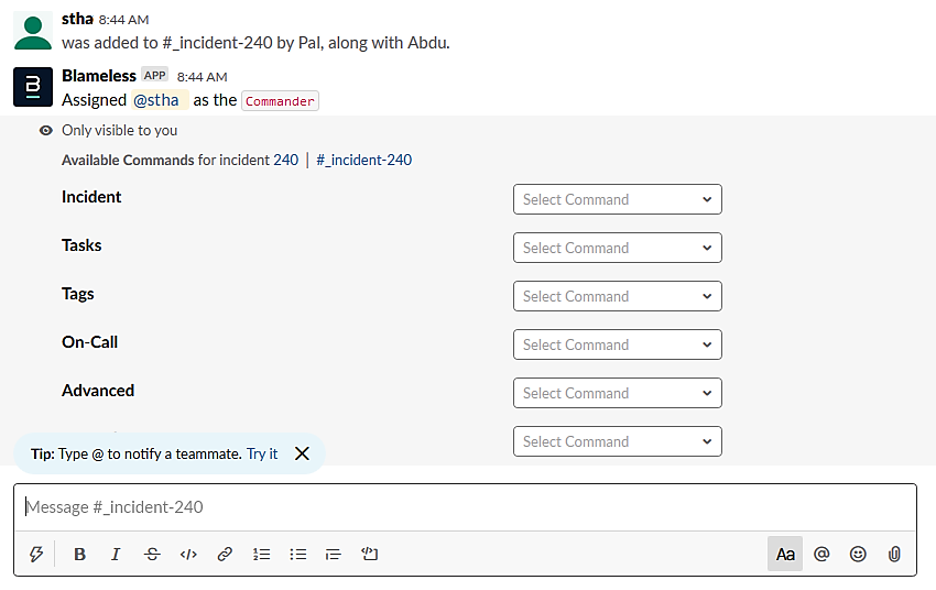 Slack Slash Command