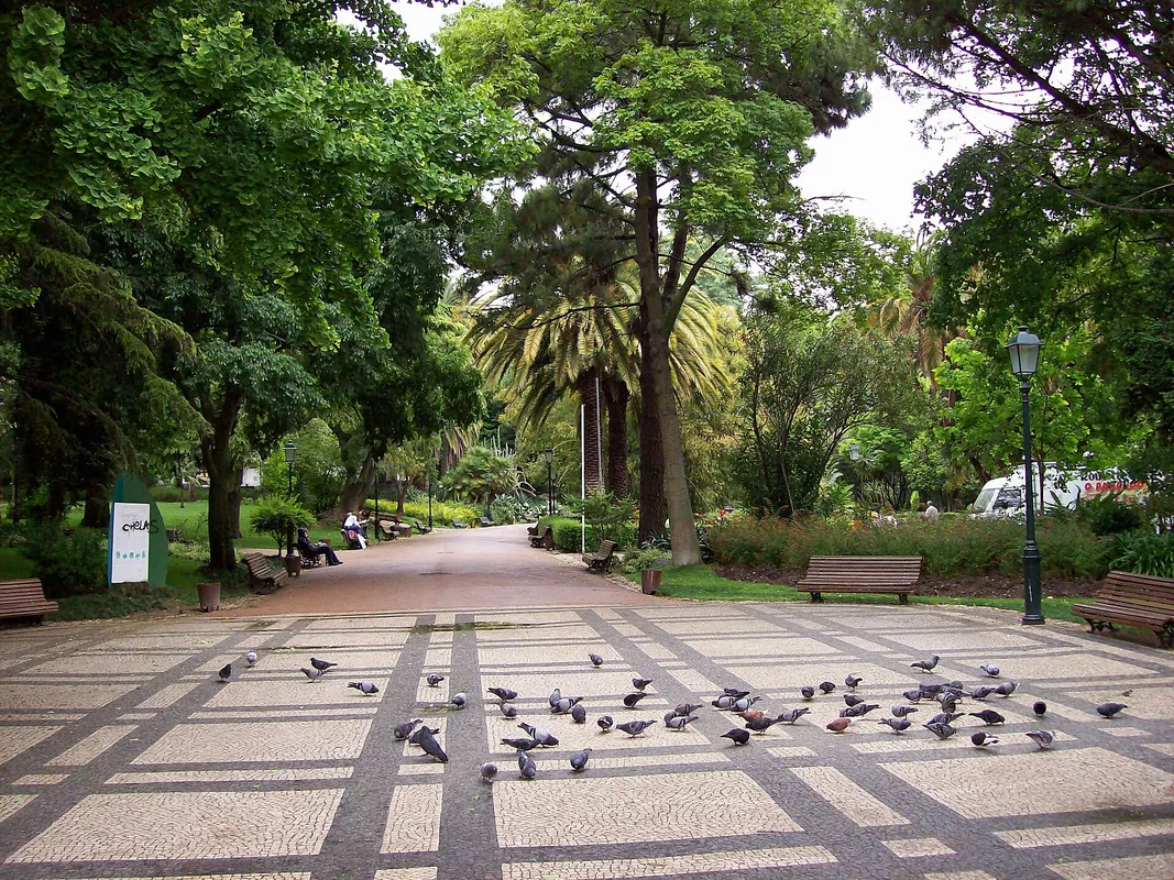 A Stroll through a Historic Park or Garden