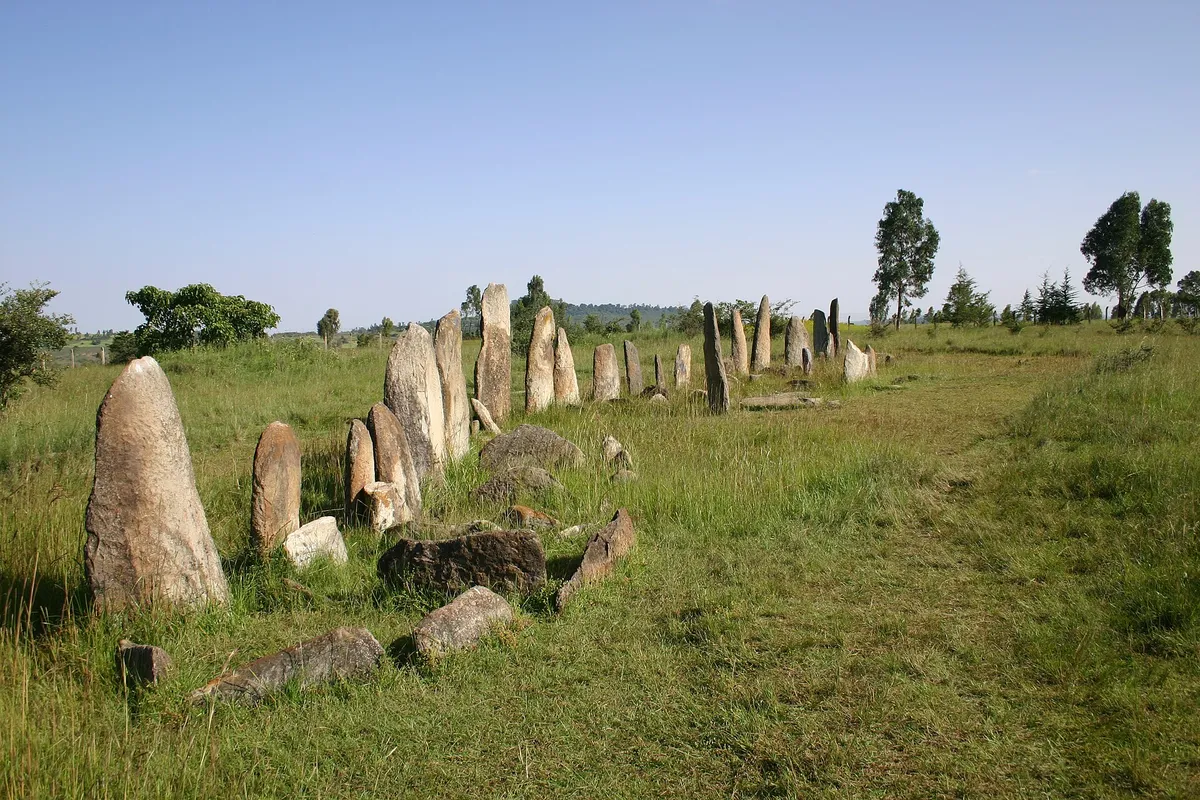 An Archaeological Site Exploring Ancient Stelae