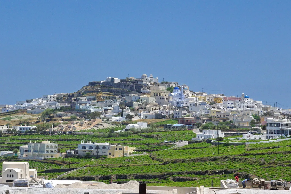 Exploring a Traditional Village Beyond the Caldera Rim