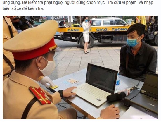 Cảm giác sốc khi nhận giấy báo phạt nguội