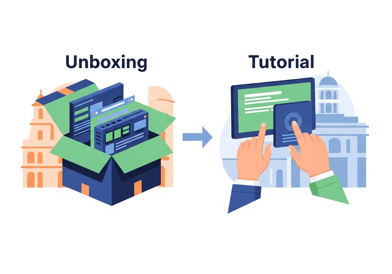 Youtube B2b Contenido Espana Unboxing Tutorial
