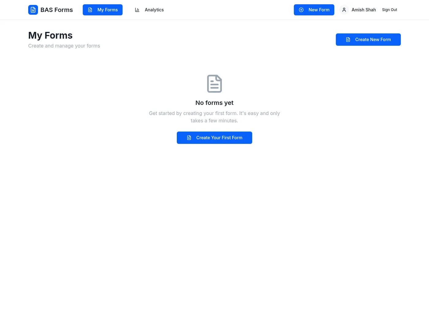 BAS Forms | Built with Blink