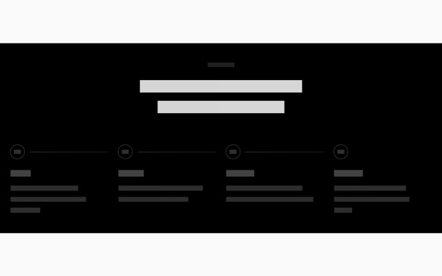 Horizontal, 4 steps, dark