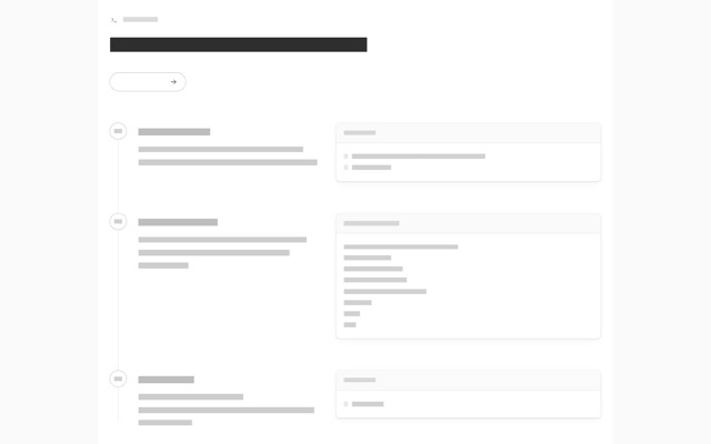 Vertical timeline with code