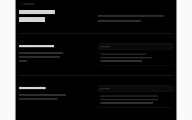 Code samples, dark