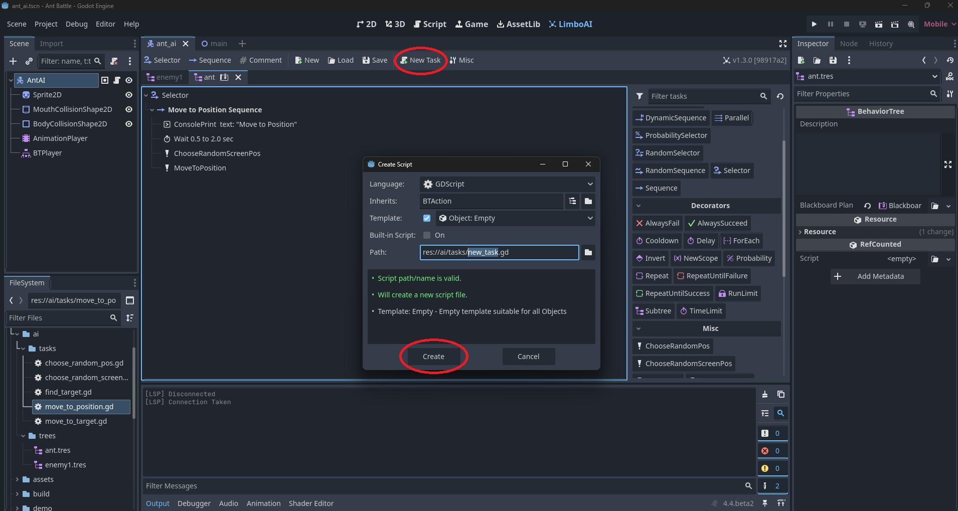 Create Task