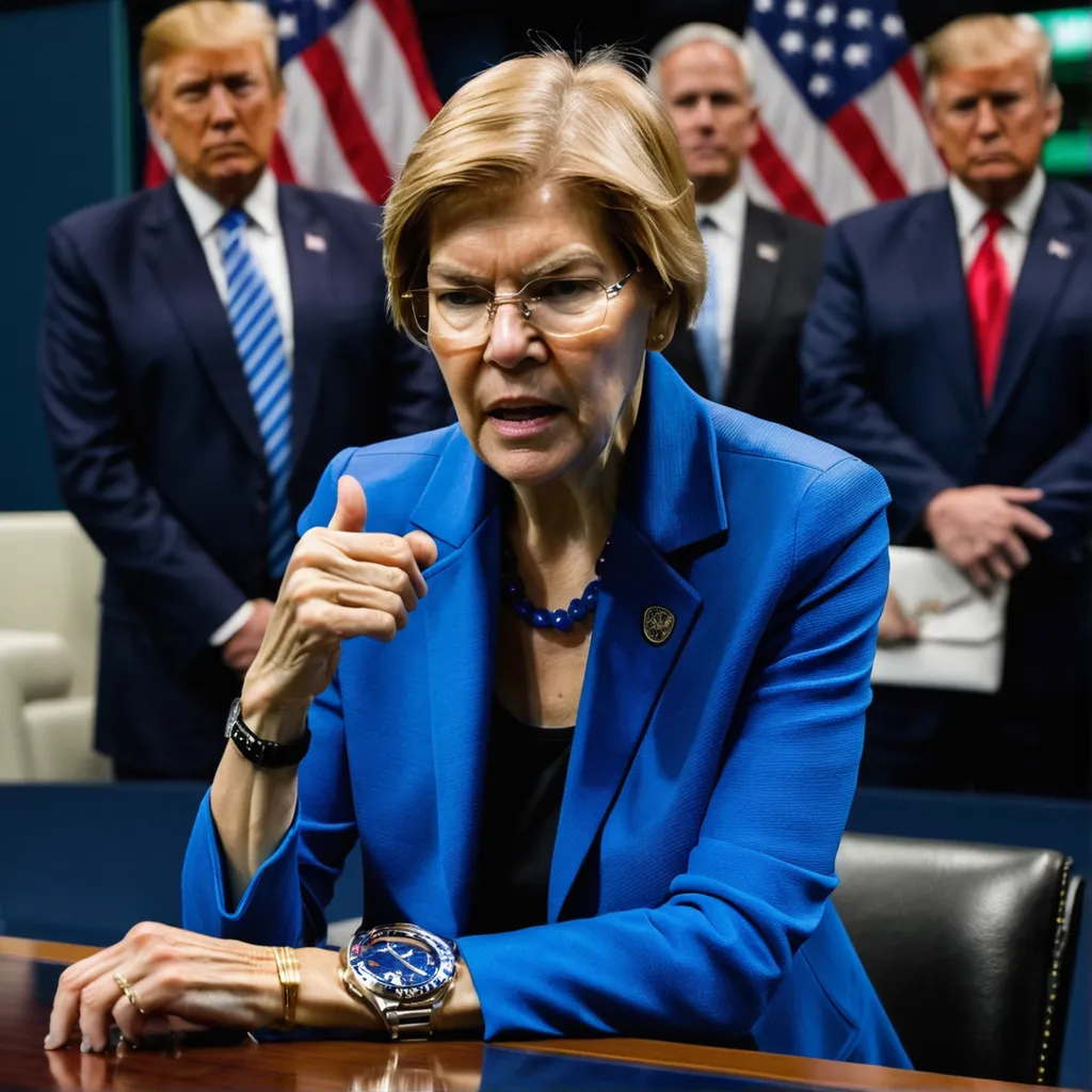 Warren Slams Rolex Over Trump Invite Amid 39% Tariff Scandal