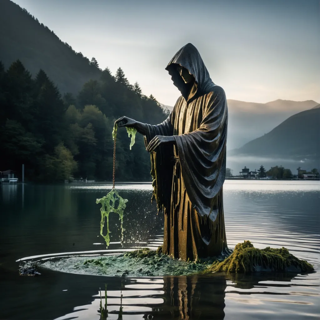 Satoshi Nakamoto Statue Recovered After Lake Vandalism