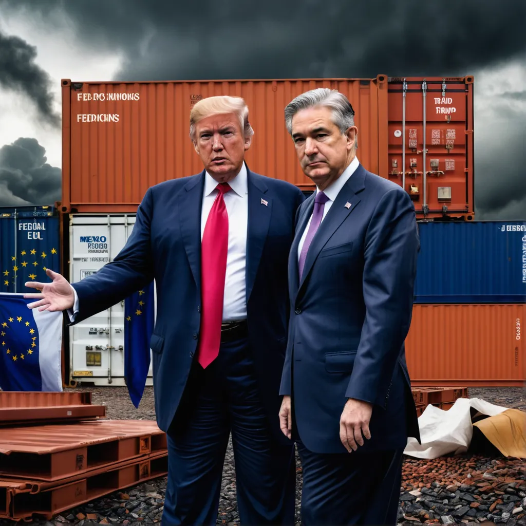 Trump Targets Fed Chair Powell as $2.5 billion Controversy Rages, Unveils Sweeping Tariffs