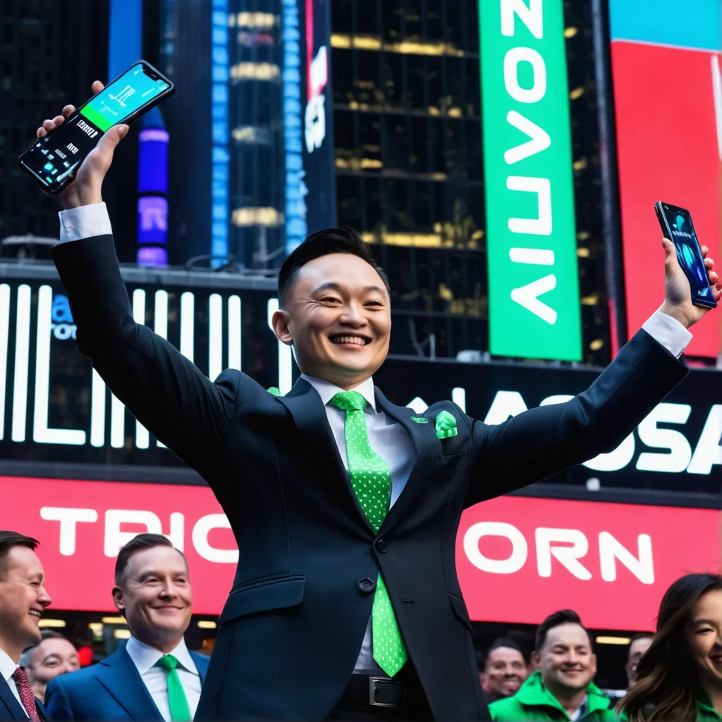 Tron Joins Nasdaq as TRX Hits $1 Billion Revenue Milestone