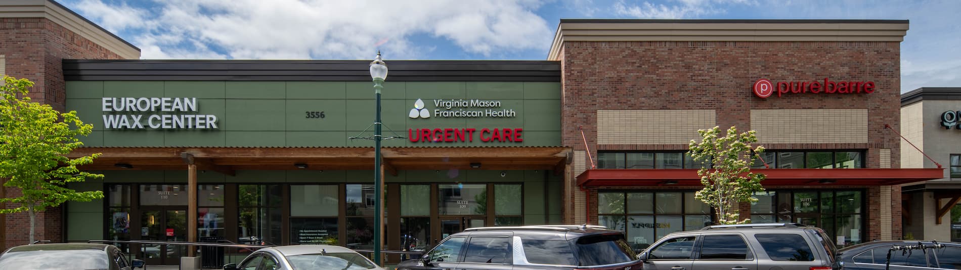 Exterior front view of Franciscan Urgent Care - University Place