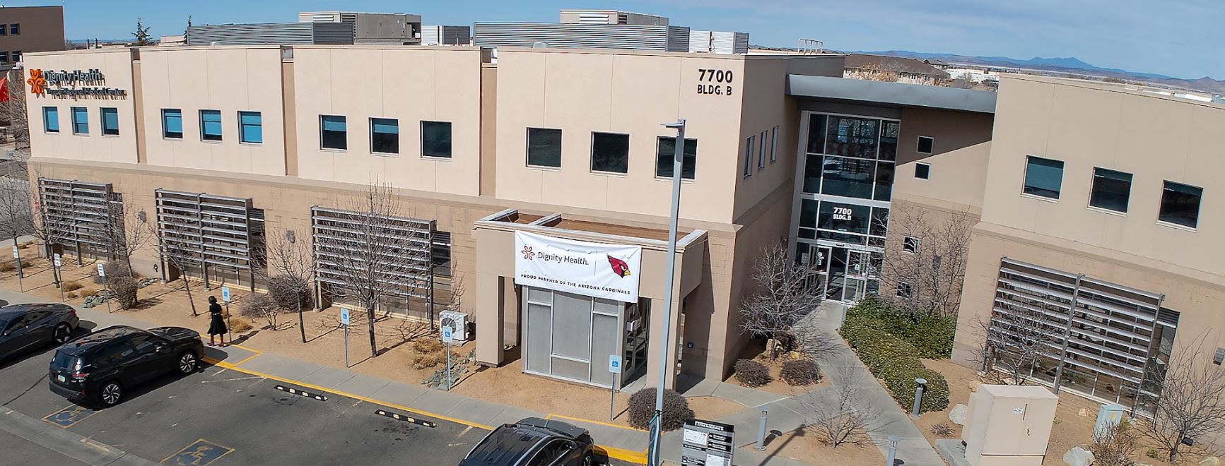 Exterior front view of Dignity Health Sports Medicine - Prescott Valley