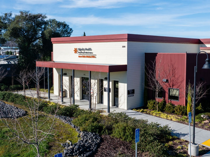 Exterior front view of Dignity Health - James Dalton Medical Office - Angels Camp, CA