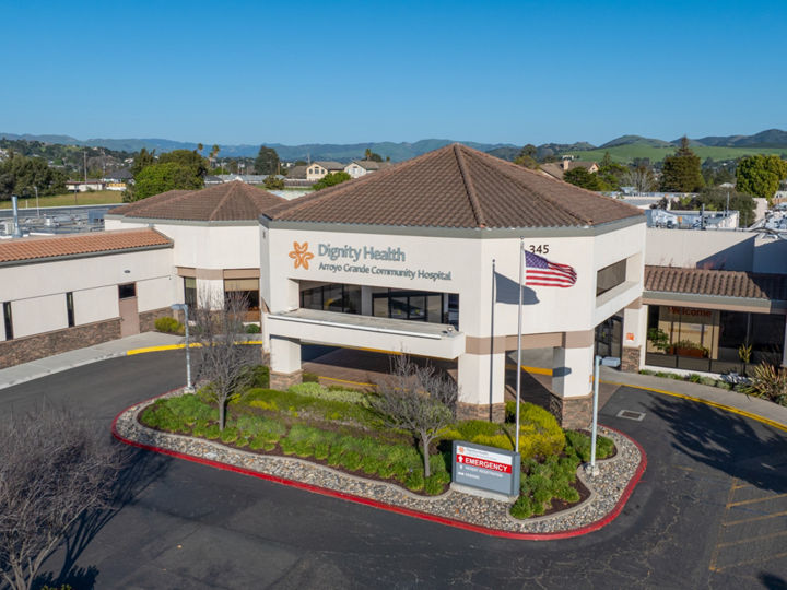 Exterior front view of Neurology - Dignity Health - Arroyo Grande Community Hospital