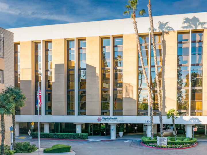 Exterior front view of Center for Healthier Communities - Dignity Health - Northridge Hospital Medical Center