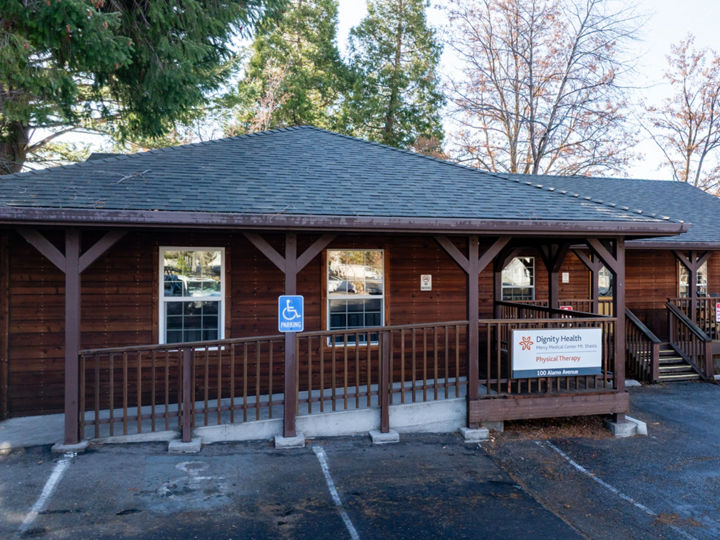 Exterior front view of Dignity Health - Mercy Therapy Services of Weed - Mercy Medical Center Mt. Shasta